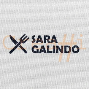 Sello textil con cubiertos