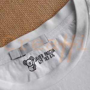 Sello para marcar ropa koala