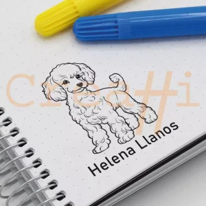 Exlibris animales caniche