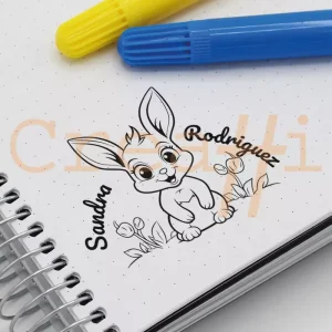 Exlibris animales conejo