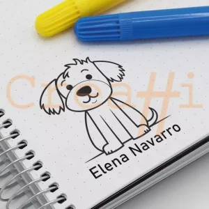 Exlibris animales perro