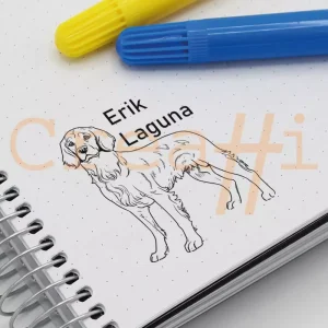 Exlibris animales Setter