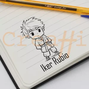 Exlibris deportivo artes marciales chico