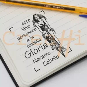 Exlibris deportivo cliclista