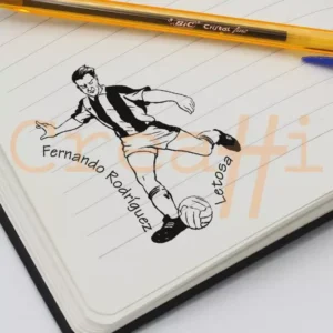 Exlibris deportivo fútbol