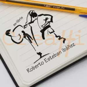 Exlibris deportivo judo