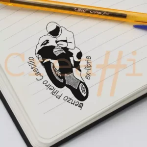 Exlibris deportivo motos