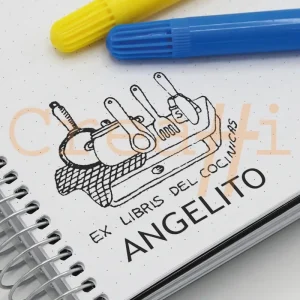 Exlibris infantil cocinitas