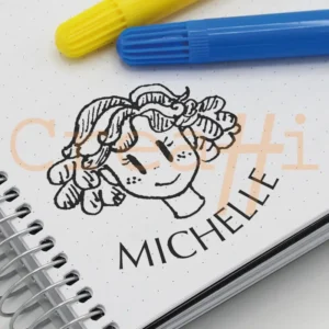 Exlibris infantil niña