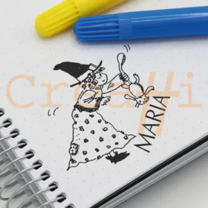 Exlibris infantil brujita