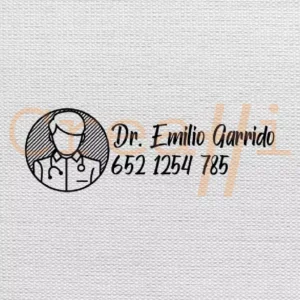 Diseño textil médicos y doctores