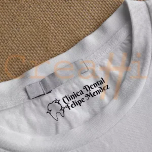 Muestra textil clínica dental