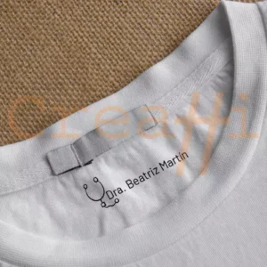Muestra textil médicos y enfermeros