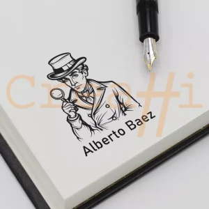 Diseño de Sherlock para exlibris