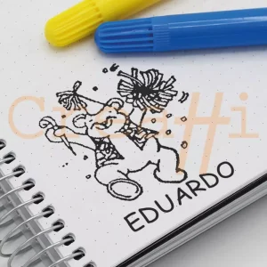 Exlibris infantiles diseño osito