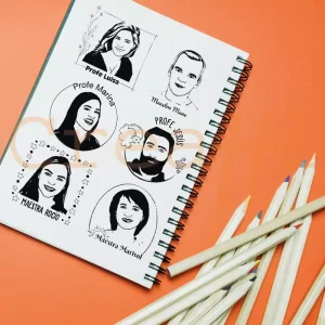 Muestra diseños exlibris profesores personalizados