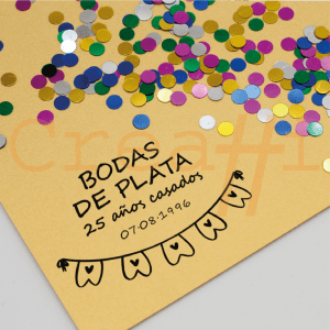 Sellos de aniversario bodas de plata