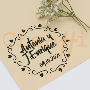 Exlibris para bodas aro del amor