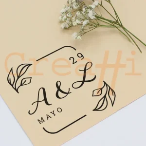 Exlibris para bodas celda de la pasión