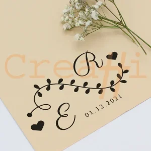 Exlibris para bodas locura natural