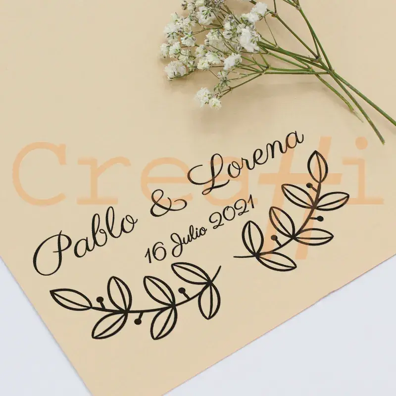 Exlibris para bodas naturaleza infinita