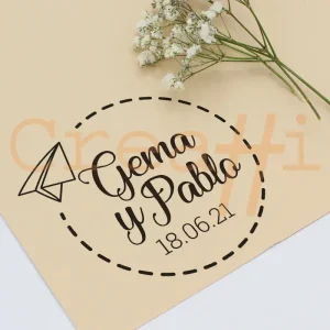 Exlibris para bodas viaje mágico