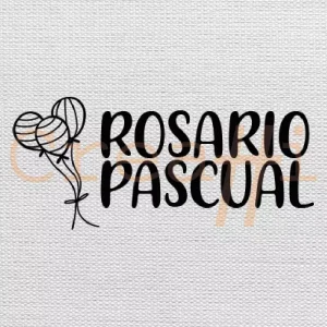 Diseño sello textil globos