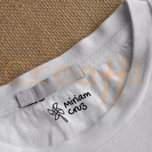 Muestra sello textil molinillo