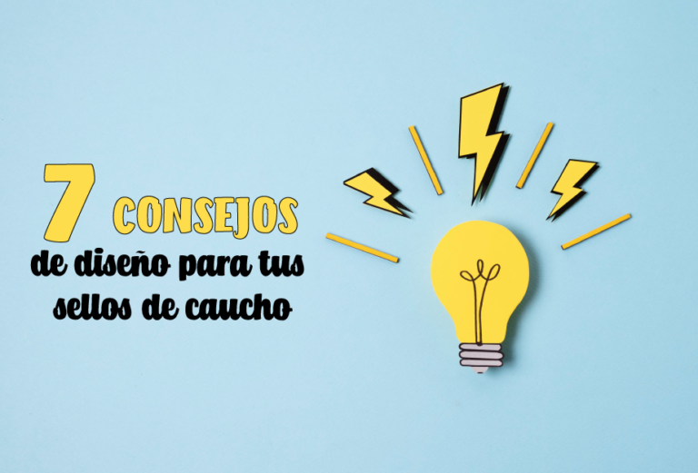 Tips para diseñar tus sellos de caucho