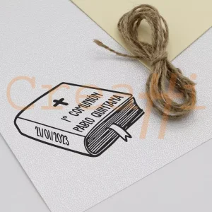 Sello comunión diseño biblia