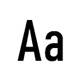 Tipografía Bahnschrift condensed