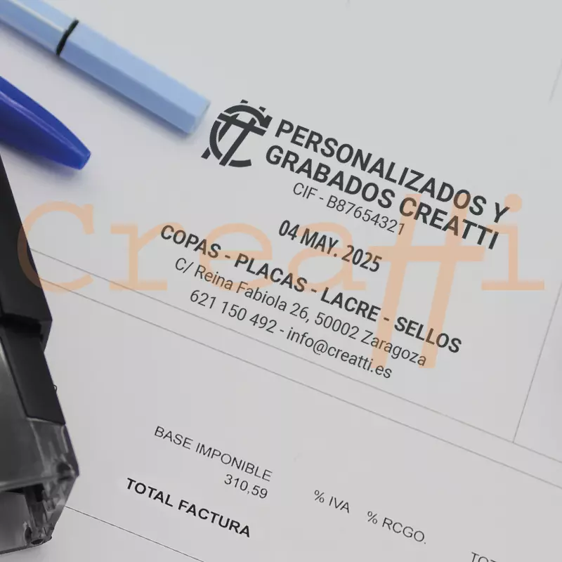Marcaje de sello para empresa 6040F