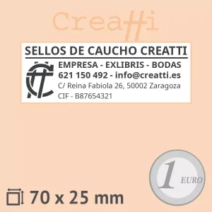 Sello para empresas 7025 automático