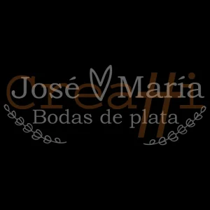 Diseño copa grabada bodas plata