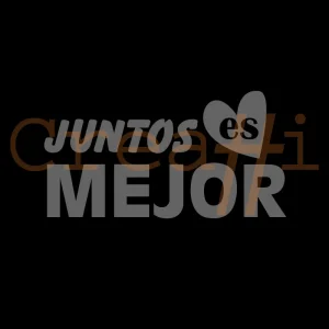 Diseño copa grabada juntos