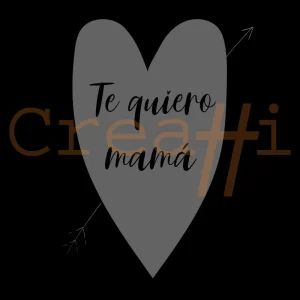 Diseño copa grabada mama