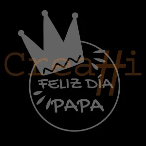 Diseño copa grabada papa