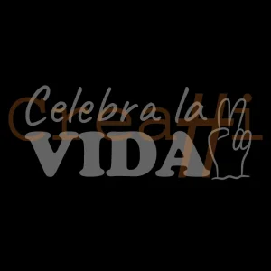 Diseño copa grabada vida
