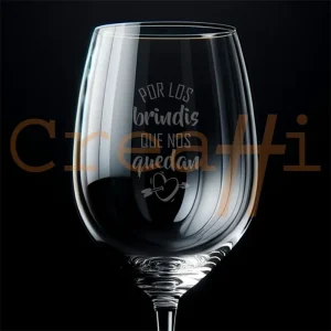 Copa vino brindis